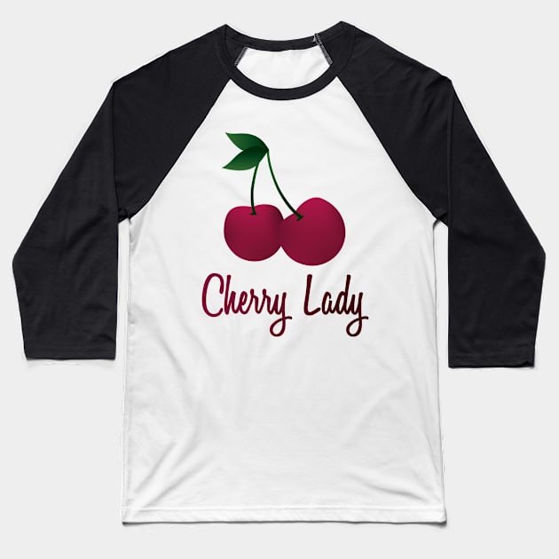 Sweet cherry fruit strawberry gift cherry tree Baseball T-Shirt by MrTeee